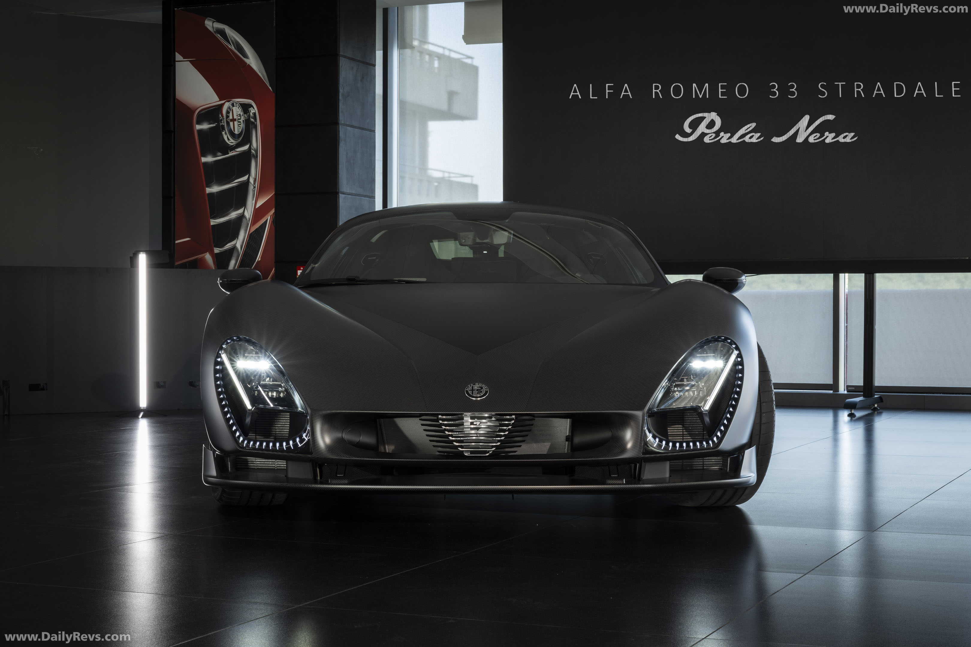 2026 Alfa Romeo 33 Stradale Perla Nera Front View